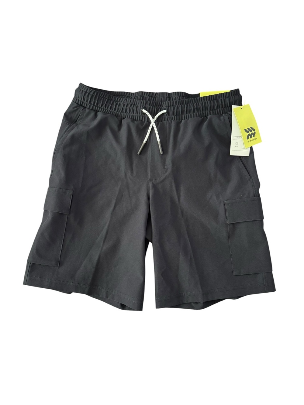 Boy’s Black Cargo Swim Shorts - Unbranded
